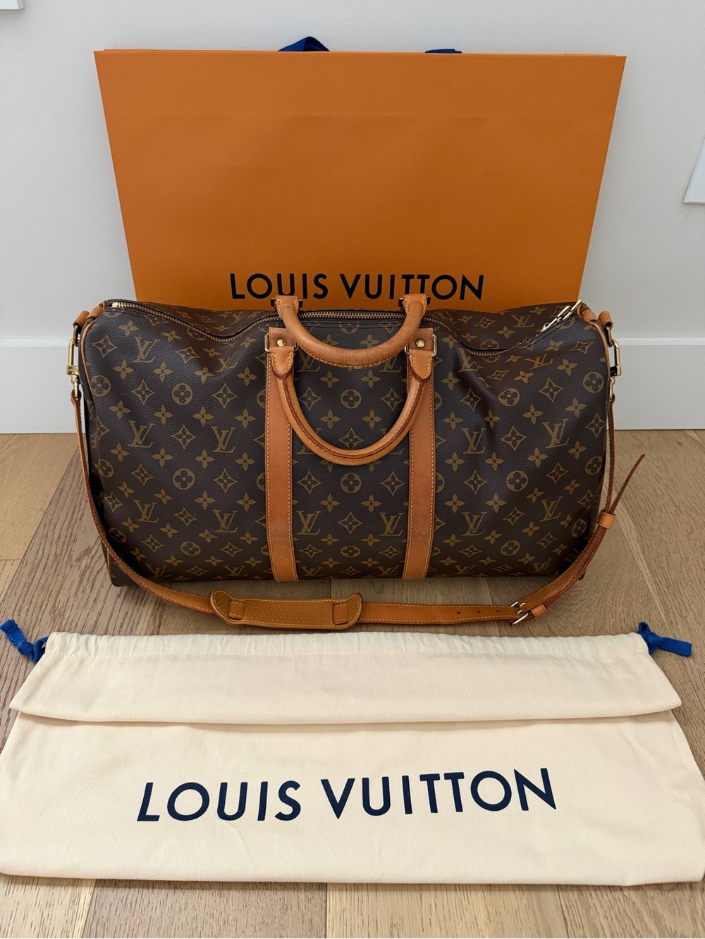 Louis Vuitton Vintage Keepall Bandouliere 50 in Monogram Canvas